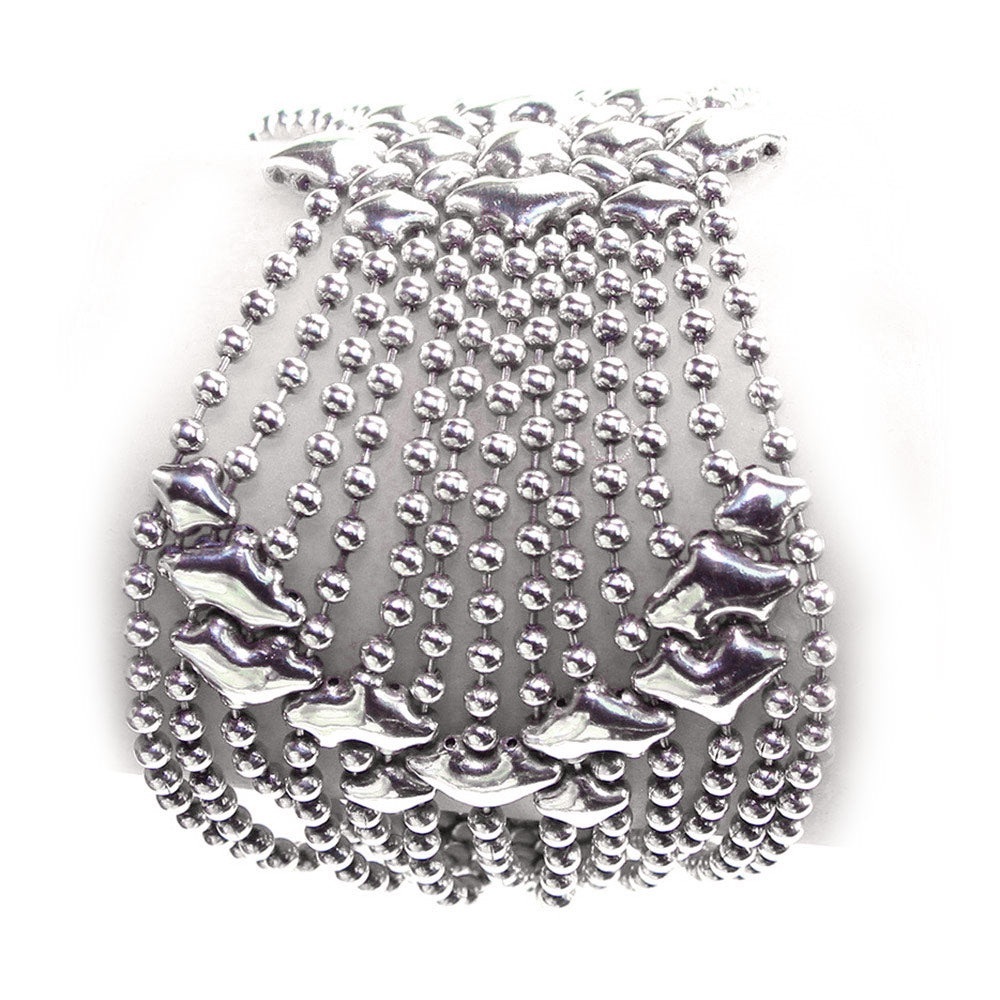 SERGIO GUITIERREZ | ✨NWOT✨ Antique Silver Bracelet Size 7.5” - Picture 3 of 5